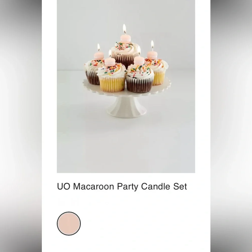 Urban Outfitters macaroon party candle set